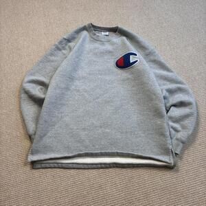 Champion big logo long sleeve sweatshirt / pullover Men's Extra Large XL